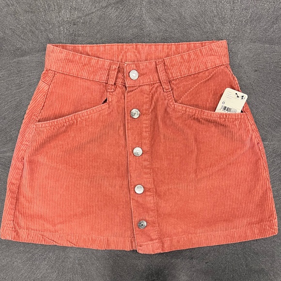 NWT $60 Free People RAY Corduroy Mini Skirt - Picture 8 of 10